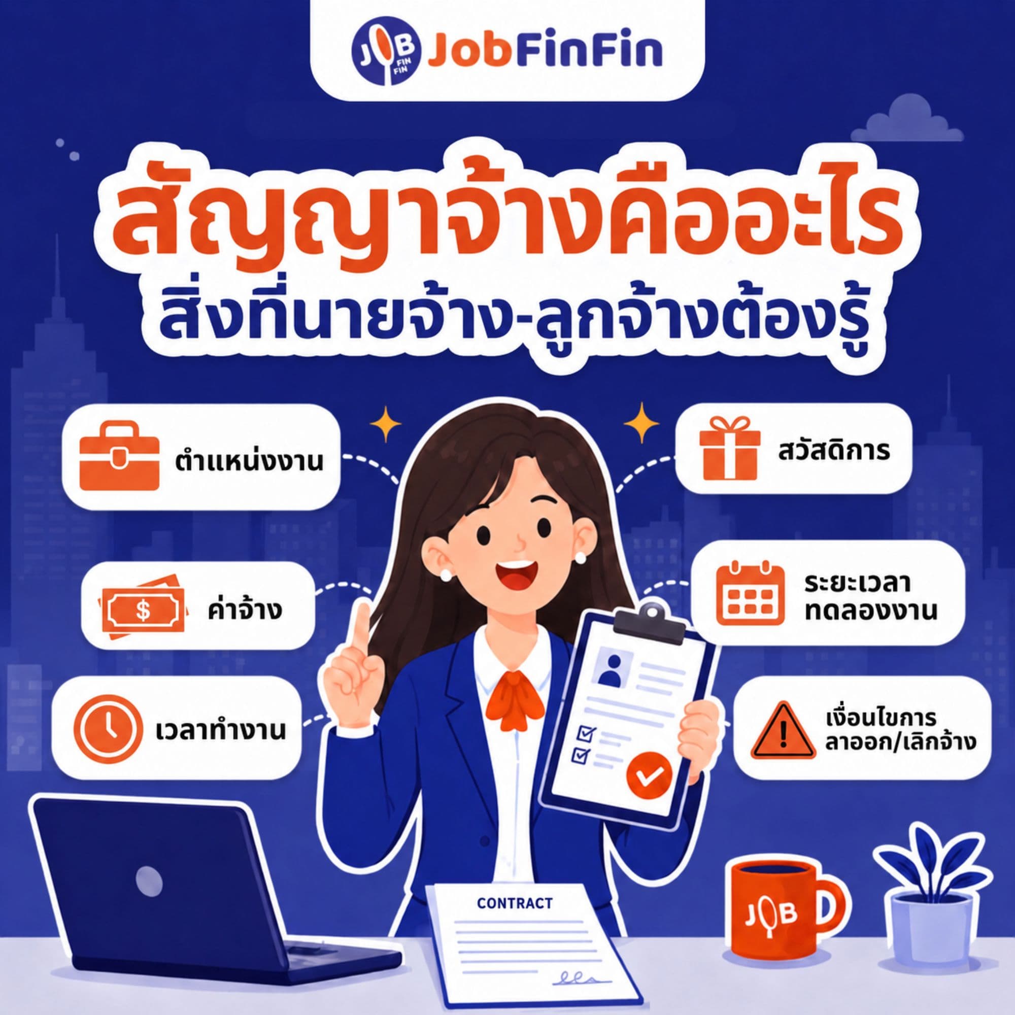 สัญญาจ้างงานคืออะไร? สิ่งที่นายจ้างและลูกจ้างต้องรู้ก่อนเซ็นสัญญา